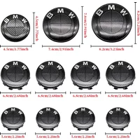 7Pcs wheel hub center cap For BMWX5E70 E30 X3G01 F40 X3F25 X5F25 F36 X5F15 G21 X1F48 X3E83 X1E84 F07 F18 G30 G31 G38 G14 G15