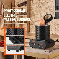 SIHAO 3KG Digital Display Precious Metal Melting Furnace Multipurpose Casting Refining Machine Gold Silver Copper Aluminum Smelter