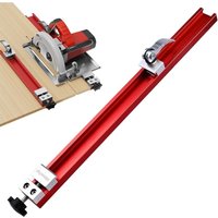 Aluminum Adjustable Cutting Machine Base Guide for Woodworking, Electric Circular Guide Specially Designed for Precision Cutting