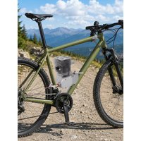 AliExpress NONE 2-Stroke 100CC Bicycle Engine Kit 36 Teeth, Gas Motor Bike Conversion Kit Air-Cooled, Max 28mi/h 45km/h, 0.53gal Fuel Tank, 440lbs Load, CDI Ignition, Complete Kit for 26-28in V-Frame Bicycle,