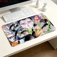 Black Clover Anime Gaming Mouse Pad Large Non-slip Desk Mat for PC Office Gaming 2026 New Asta Fan Gift