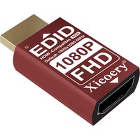 HDMI EDID Emulator 1920×1080 60Hz, Wide-Resolution Dummy HDMI Plug, EDID Display Adapter for Remote Desktop, Multi-Monitor Serve