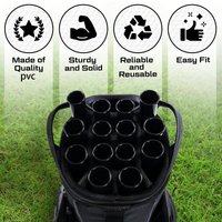 Golf Club Tubes Club Replacement Organizer 14 Pcs Golf Club Bag Accessories Long Men Women Club Holder For Golf Training Range