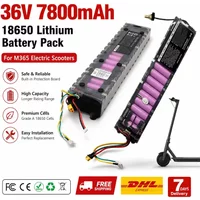 Original 36V 7800mAh wasserdichter Bluetooth-Akku, geeignet für Xiaomi M365 M356 Pro Elektro-Scooter mit intelligenter App, spezieller Akku, 250W-1000W Hochleistungsmotor, mit BMS