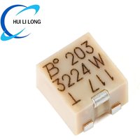 10pcs 3224W Adjustable Precision Potentiometer 100 200 500 R Ohm 1K 2K 5K 10K 20K 50K 100K 200K 1M 2M 3224 SMD Trimpo Trimmer