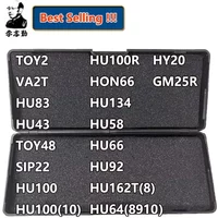 Lishi 2 in 1 Tool SIP22 HU100 HU100(10) HU100R HON66 HU134 HU58 HU66 HU92 TOY2 VA2T HU83 HU43 TOY48 HU162T(8) HU64 HY20 GM24R