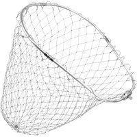 SANLIKE Folding Fishing Net 12mm Screw Collapsible Aluminum Oval Frame Nylon Landing Dip Net Fishing Tackle Accessories
