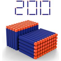 Over 6 years old 7.2cm blue100pcs For Nerf Soft Bullets Darts Round Head Refill Sponge Darts Kids Children Toy Gun Bullets For N