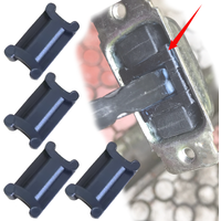 4Pcs Auto Door Check Strap Repair Kit Stopper Damping Clips Only For Front Door For Honda Civic Coupe VII-VIII 2001 2002 - 2010