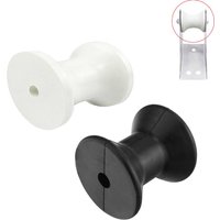 2inch Boat Trailer Roller Boat Bow Roller for yacht trailers Easily Install Parts Stable Performance Rubber 3 Inch Bow Roller