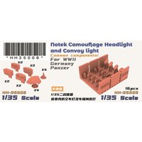 Heavy Hobby 3D Print kit 35006 1/35 Headlightand Convoy LightComponents forWWII GermanyPanzer