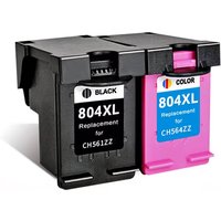 Tatrix HP804 XL 804XL Premium Remanufactured Color Inkjet Ink Cartridge for HP Envy Photo 6220/ 6222/6230/6252/7120/7130/ 7155