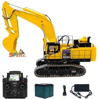 PC1250 RC Excavator 1/8 Hydraulic RC Excavator Metal Heavy Engineering Excavator Model Adult Remote Control Car Toy