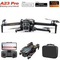 A23 PRO RC Photography FPV Drone 4K 1080P Wide Angle HD Camera Foldable Helicopter WIFI Mini Drone With a Camera for Adult Kids