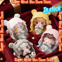 Blind Box Lulumi Half Sugar Ball Series Mini Cute Action Figure Collection Desktop Ornament Fashion Trend Surprise Birthday Gift