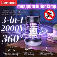 Lenovo USB Mosquito Killer Lamp Insect Fly Trap Camp Lantern Rechargeable Electric Mosquito Swatter Outdoor Fly Killer Repellent