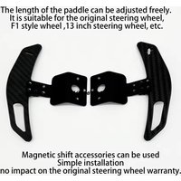 Carbon fiber Adjustable Paddles For MOZA R5 R3 ES SX paddle shifter mod Modification Kit