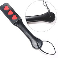 1Pc Horse Crop PU Leather Soft Anti-slip Riding Paddle Play Stage Props Horsewhips Racing Riding Oars for Daily Horse Training