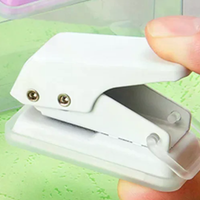 Mini Hole Punch 1 Hole Cute Paper Punch Portable Round Hole Puncher Paper Cutter Office School Supplies Stationery Items