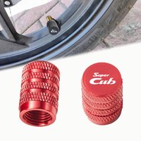 2026 For Honda Super CUB C70 90 110 C125 Motorcycle CNC Aluminum Tire Valve Air Port Stem Cover Caps