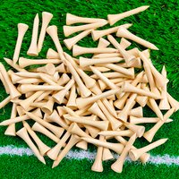 100Pcs/Bag Golf Tees wood Golf Balls Holder 4 Sizes Available Drop Ship 42mm 54mm 70mm 83mm