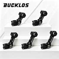 AliExpress BUCKLOS Bike Adjustable Handlebar Stem 60 Degree 25.4/31.8mm Road MTB Stem Aluminum Alloy CNC 28.6mm Bike Fork Stem Bike Part