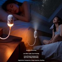 2-in-1 USB Wireless Interior Ambient Light Wall Lights Projector Light LED Starry Star Light Romantic Galaxy Light Party Decor