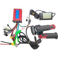 Universal Electric Bike EScooter Brushless Controller 24V-60V LCD Display for BLDC Motor 250W-350W