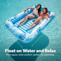 Ultra-light Portable Inflatable Large-capacity Double Single Swimming Floating Air Cushion Bed Adults Enjoy Comfortable Time