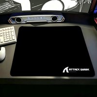 Attack Shark Compact S/M/L Gaming-Matte, verstärkter genähter Rand, tragbare rutschfeste Unterlage für Laptop, Büro und E-Sport-Spiele.