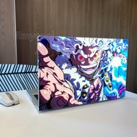 2 Pack Anime Cool Boy Pattern Laptop Art Decal Case Universal Laptop Skin Sticker for Laptop Refrigerator Decor Decal Sticker