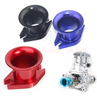 Aluminum Alloy Air Horn Inlet For Zenoah G80 DLE30/ DLE50/ DLE55/ CRRC Gas Engine RC Airplane BLUE/RED/BLACK