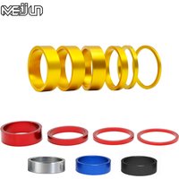 AliExpress NONE 6Pcs/Set 10mm MTB Road Bike Stem Headset Spacers Aluminum Alloy Bicycle Fork Washer Riser Front Fork Handlebar Gasket Ring
