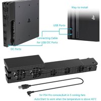 Base Fan Stand For Sony PS4 Pro Slim Game Console Play Station Playstation PS 4 Cooling Support Cooler Accessories Holder Gaming Base Fan Stand For Sony PS4 Pro Slim Game Console Play Station Playstation PS 4 Cooling Support Cooler Accessories Holder Gaming