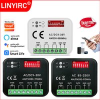 300MHz-868MHz Universal Garage Door Remote Control Receiver Works With Tuya Wifi Smart Switch Receiver Controller 433MHz 868MHz