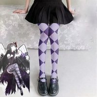 Anime Puella Magi Madoka Magica Akemi Homura Cosplay Stockings Flame Demon Form Knee Socks Halloween Costume Accessory