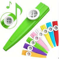 5/10/20pcs 10cm Plastic Kazoos with Reeds Multicolor Party Favors for Events Durable Assorted Colors Birthday Gift JXB