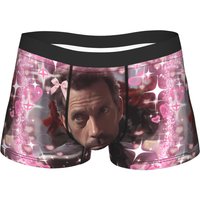 Dr House MD Underwear Love Men's Shorts Briefs Comfortable Trunk High Quality Pattern Plus Size Underpants