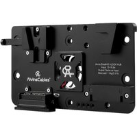 Alvin's Cables Integrated V-Mount Battery Plate for SmallHD Cine 7| Indie 7 |702 Touch Monitor Power Supply Mounting Kit-Black