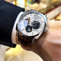 Elegante mechanische Herrenuhr im Vintage-Stil mit hoher ästhetischer Wirkung – Skelett-Zifferblatt, Gehäuse aus Legierung, Lederarmband – geeignet für Business- und Freizeitkleidung, das beste