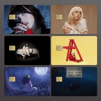 Singer B-BillieES Credit Skin Cover Card Stickers 4PCS Film Bus Pass Front Decoration Bank Debit Waterproof
