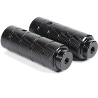 1 Pair Easy To Install Bike Footrest Lever Axle Pegs Anti-Skid Scooter Rear Footrest Pedals Motorcycle Rear Pedal