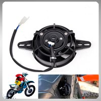 Motorcycle Engine Radiator Electric Cooling Fan Fit Dirt Bike 50-250cc ATV Motocross 12V Enduro Electrofan Radiator Accessories