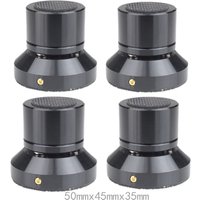 Speaker Base Shock Absorber Lead alloy Adjustable Tray Pad Ceramic Ball Foot Speaker Stand Isolation Feet Spike 50mmx45mmx35mm