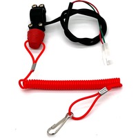 AliExpress NONE 47cc 49cc mini atv quad moto and dirt bike Kill Stop Switch & Safety Tether Cord For 22mm onoff switch