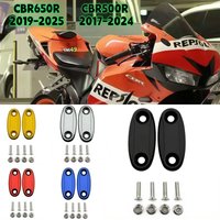 NEW Motorcycle CBR650R CBR500R Windscreen Driven Mirror Hole Cover Rear View Mirror Hole Block For cbr250r cbr300r cbr400r
