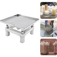 35 x 35 cm Beton-Vibrationstisch, Beton-Schüttelvibrator, Edelstahl, 3000–3600 U/min, 50 W, 220 V, zum Vibrationsformen