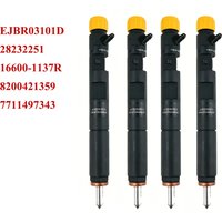 EJBR03101D 28232251 Diesel Fuel Injector For Renault Nissan Dacia Suzuki 1.5 DCI K9K Engine