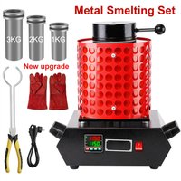 New Jewelry Melting Furnace Laboratory Electric Furnace Smelting Gold Silver Copper Metal Alloys Recycle & Refining Casting Tool