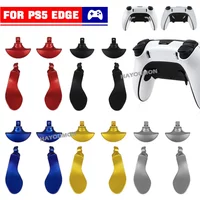 Red Blue 4PCS/Set Handle Metal Back Keys For PS5 Edge Elite Controller Back Paddles for PS5 Edge GamePad Trigger Replace Parts